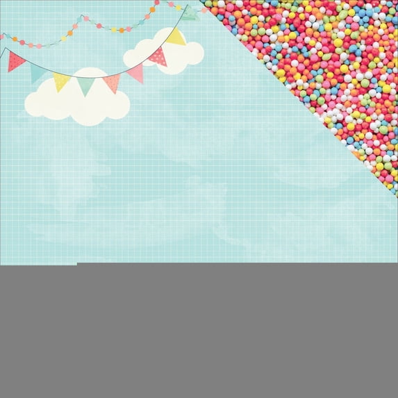 Kaisercraft Party Time DoubleSided Cardstock 12"X12" 100's & 1,000's