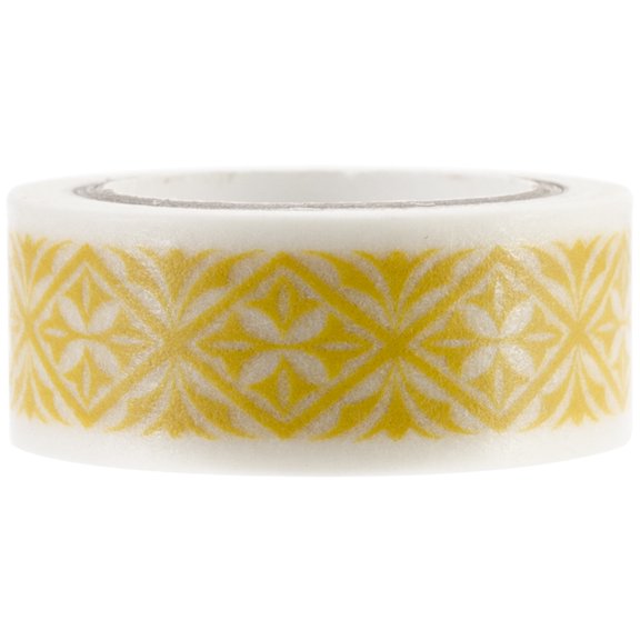 Kaisercraft Printed Tape .5"X16.5'-Ornate