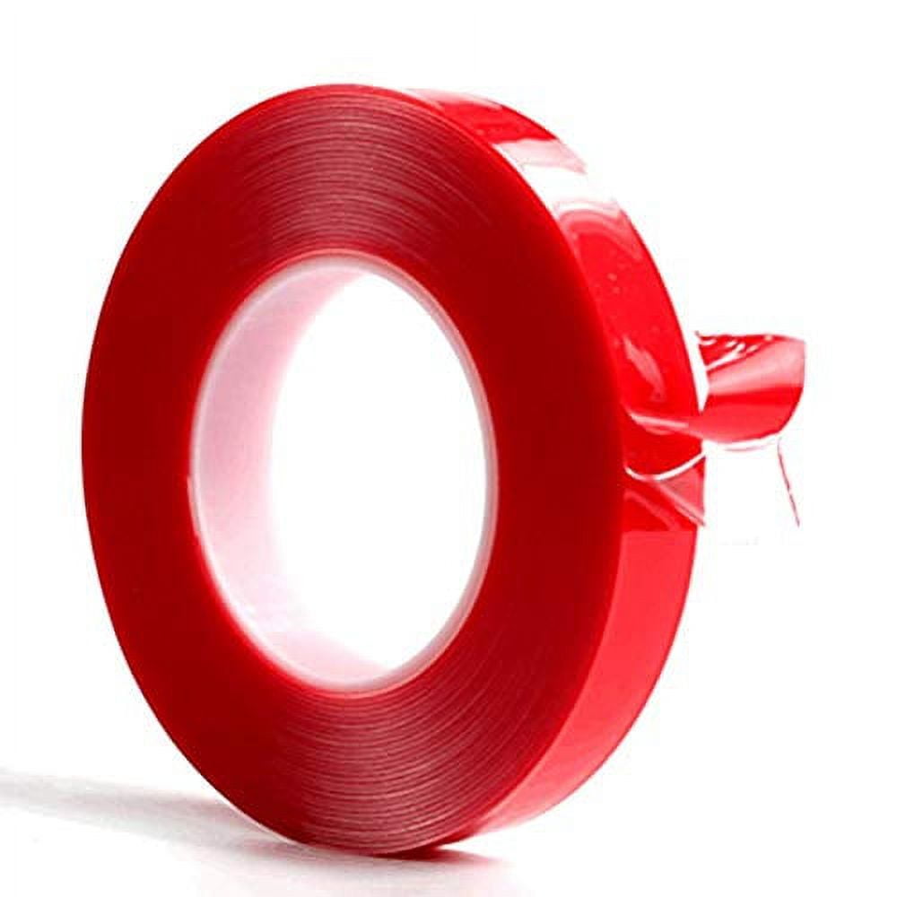 Kaisiking 15mm x 25M Wide Clear Double Sided Tape Two Sided Adhesive