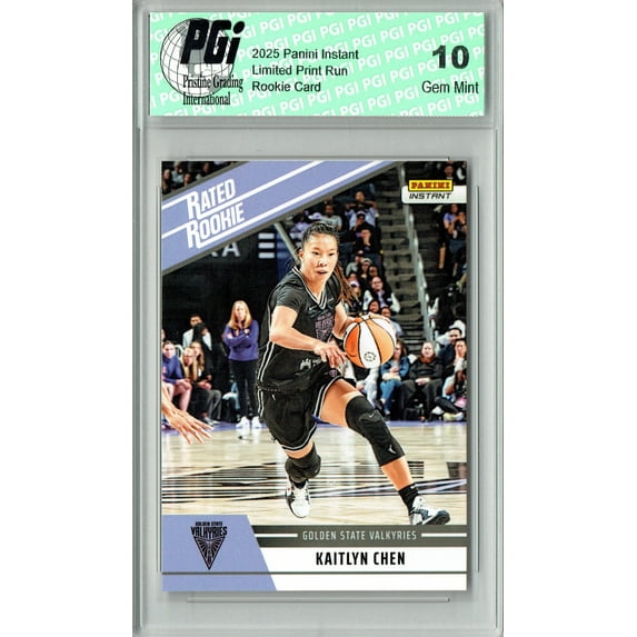 Kaitlyn Chen 2025 WNBA Panini Instant #RRR18 Retro Rated Rookie Card PGI 10