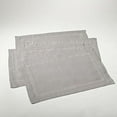 thumbnail image 1 of Kaitlyn Embroidered Linen Traycloth Placemat, Set of 4 (Grey), 1 of 2