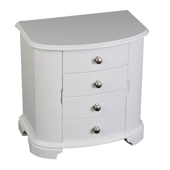 Kaitlyn Upright White Musical Jewelry Box by Mele & Co. - We Are the Champions