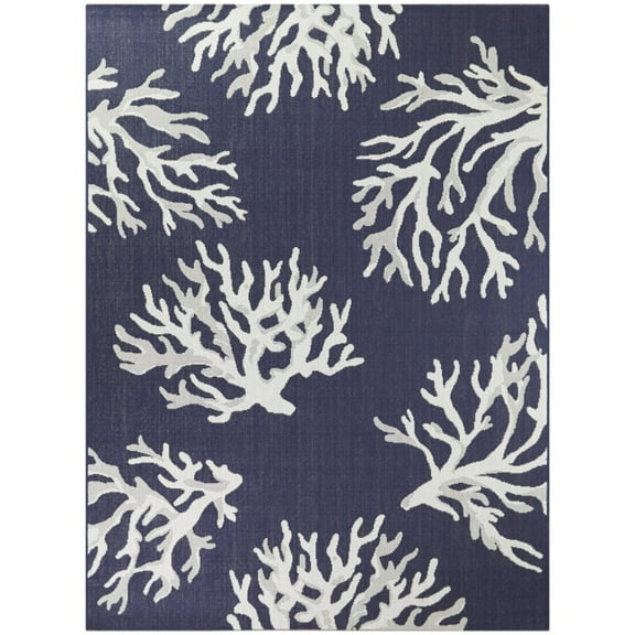 Kaito Coastal Coral Area Rug
