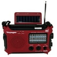 thumbnail image 1 of Kaito KA500 Voyager 5-way Powered Emergency AM/FM/SW NOAA Weather Alert Radio with Solar Dynamo Crank Flashlight and Reading Lamp - Red, 1 of 4
