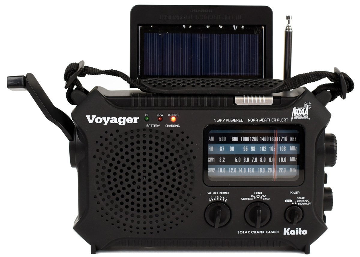 Kaito Portable AM/FM Radios, Black, KA500L