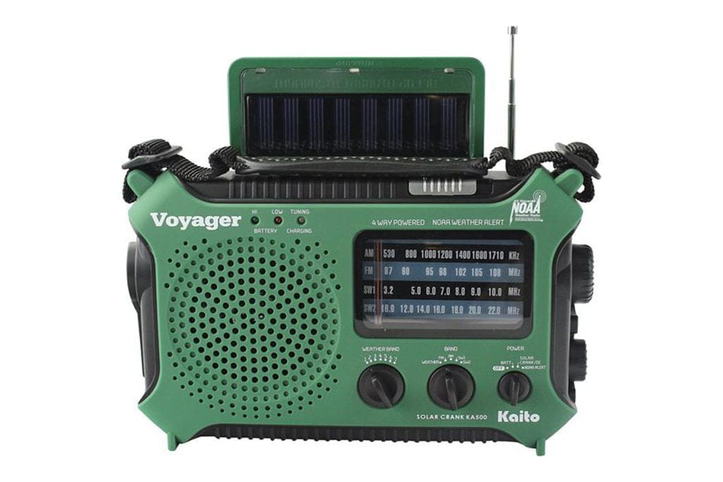 Kaito Portable AM/FM Weather Radios, Green, KA500GRN