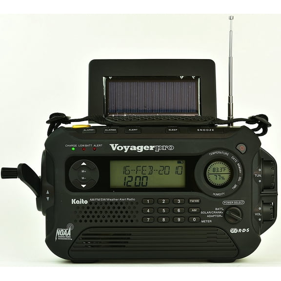 Kaito Portable Weather Radios, Black, KA600L