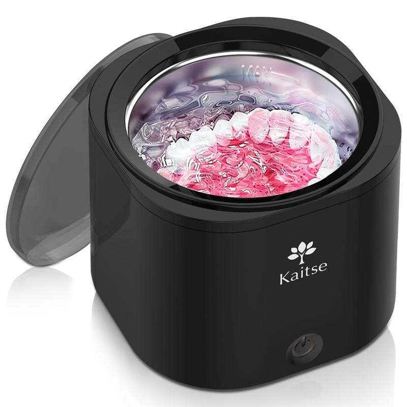 Kaitse ultrasonic cleaner for dental retainer denture 25W portable