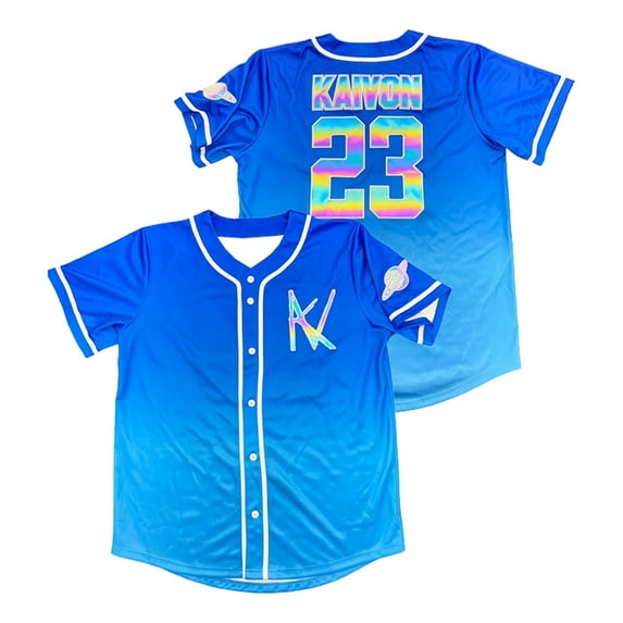Kaivon EDCLV 2023 Jersey Baseball Jacket Shirts Short Sleeve Tee Men Women Streetwear Tops