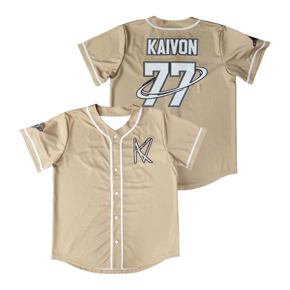 Kaivon Summer 2023 Sand Jersey Baseball Jacket Shirts Short Sleeve Tee Women Men Streetwear Tops