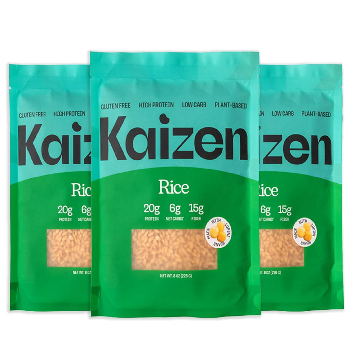 Kaizen Low Carb Keto Rice - Gluten-Free, High Protein (20g), Keto
