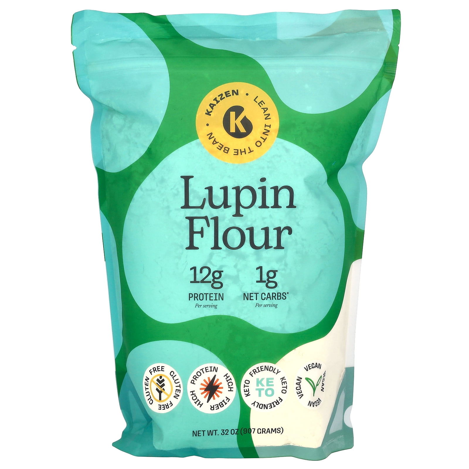Kaizen Lupin Flour , 32 oz (907 g)