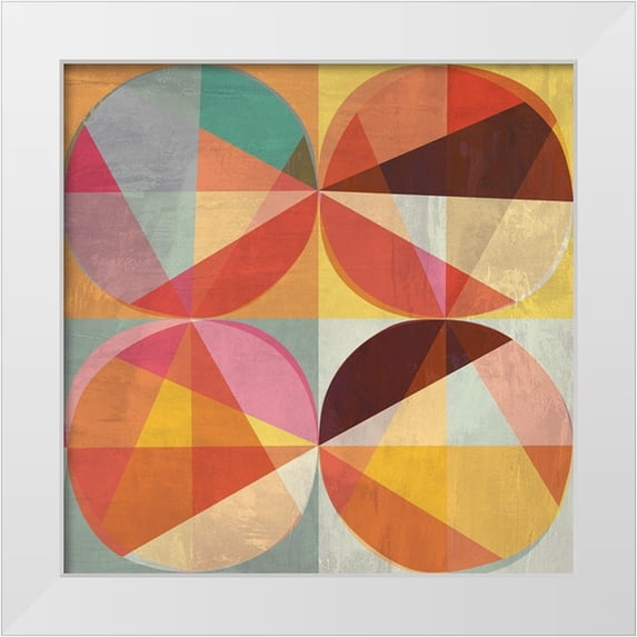 Kaj, Rama 12x12 White Modern Wood Framed Museum Art Print Titled - Chromatica I