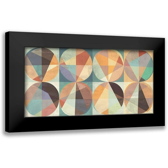 Kaj, Rama 24x14 Black Modern Framed Museum Art Print Titled - Smooth Constellation I