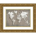 thumbnail image 1 of Kaj, Rama 24x18 Gold Ornate Wood Framed with Double Matting Museum Art Print Titled - A different world (Taupe), 1 of 4