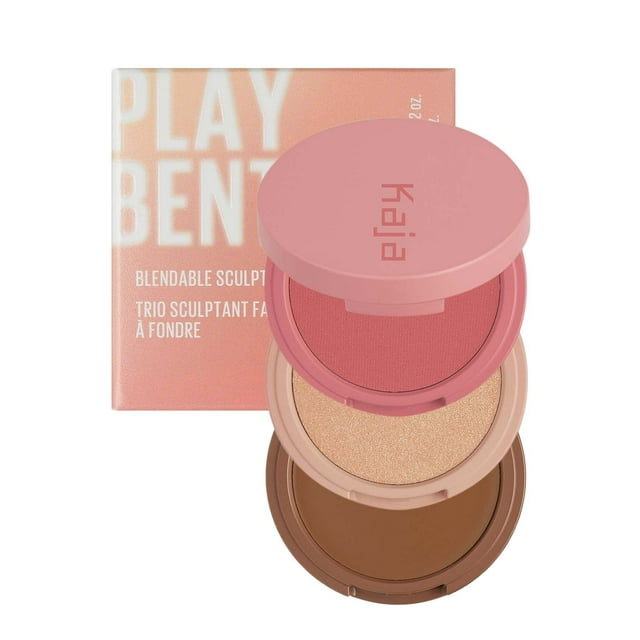 Kaja 3in1 Blendable Sculpting Trio Play Bento with Mango Seed Butter, Cream Bronzer