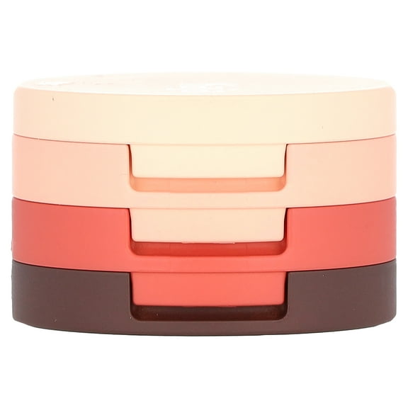 Kaja Beauty Bento, Bouncy Shimmer Eyeshadow Trio, 02 Orange Blossom, 3 Count, 0.9 g (0.03) oz Each