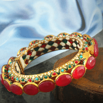 Kajaro Designs Jewels rajwadi kada set for women | indian traditional bangle set