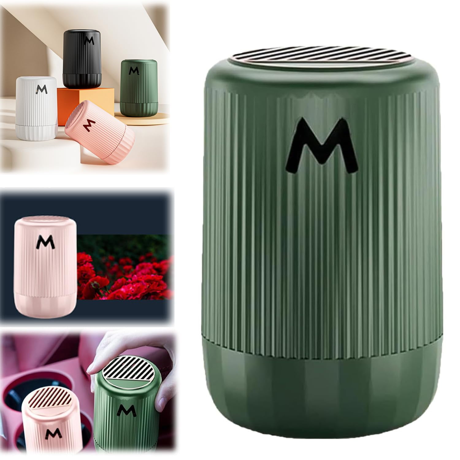 Kajiali Car Cup Holder Aromatherapy Car Solid Fragrance Deodorant Air