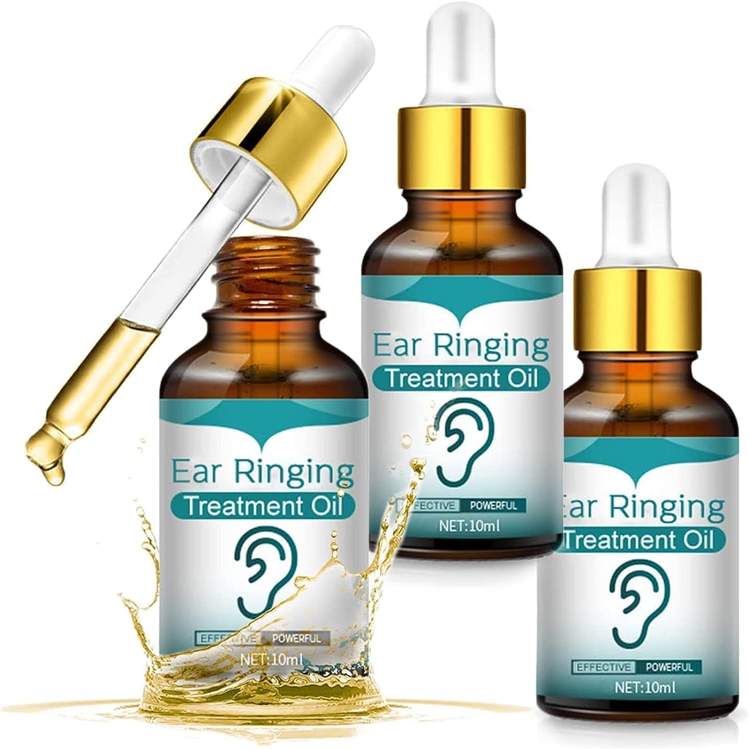 Kajiali Japanese Ear Ringing Treatment Oil,Tinnitus Relief Drops