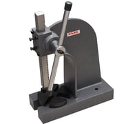 Arbor Press, 3-Ton Capacity Manual Arbor Press, 11-Inch Height with 4-Position Plate, Portable Hand Press for Bearing Installation, Metal Bending, and Industrial Workshops  AP-3