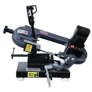 KAKA Industrial Benchtop Metal Cutting Band Saw 1000W, 40-88MPM Blade Speed, 0 -45  Adjustable Table, 3.3x4.1 Cutting Capacity BS-85 for Metal/Wood/Plastic -110V