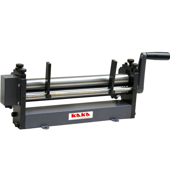Kaka Industrial SJ-320 Slip Roll Machine, 12inch Forming Width in 22 Gauge Capacity, Sheet Metal Roller, with Two Removable Rollers.Slip Rolling Bending Machine