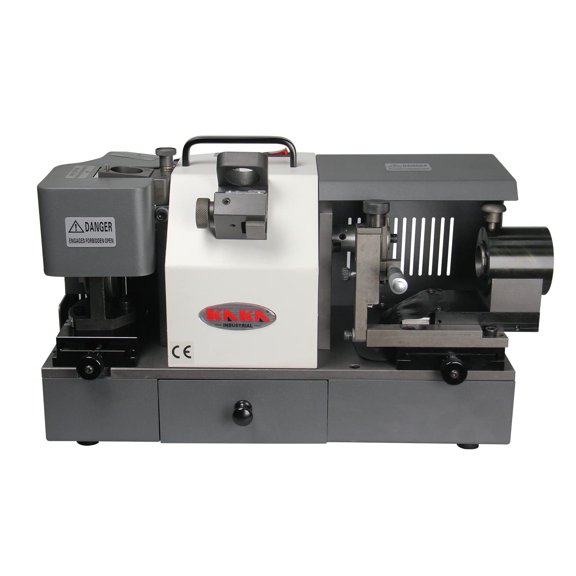 Drill Bits Sharpener, 4-14mm Drill Bit Grinder Sharpener, 6 Collets Portable Bit Sharpener, 0-5 Point Angle, CBN and SDC Wheel, CNC Router Drill Grinding Sharpening Machine TX-X6