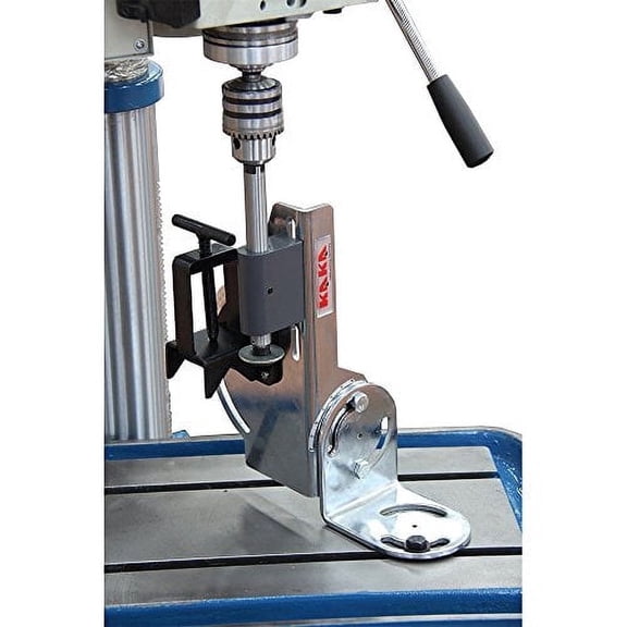 KAKA INDUSTRIAL Pipe Notcher Steel Frame Tubing Notcher, 0-60 Adjustable Angle for 1/2" to 2" Pipes, Drill Press Mount for Metalworking, Wood, PVC, Model PN-1/2S