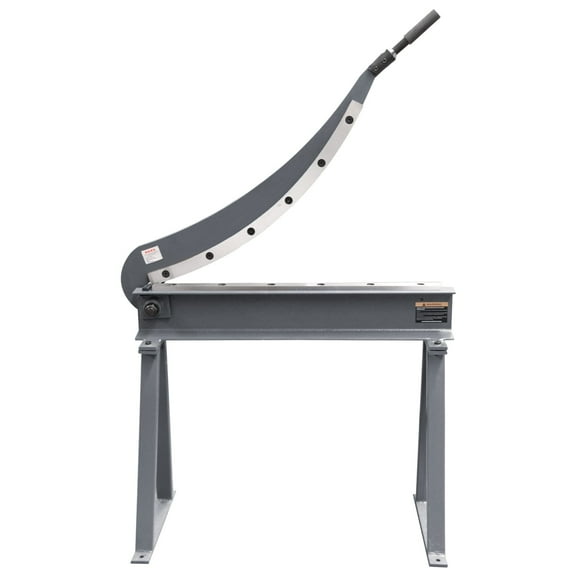 Kaka industrial HS-30 Guillotine Metal Shear, 31 in Bed Width, 16 Gauge Metal Guillotine Shear with a Stand for Construction Work Sheet Metal Fabrication Plate Cutting Cutter