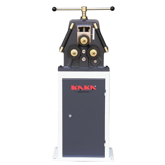 Roll Bending Machine, 3-Roll Profile Bender for Square Steel, Round Tube, Flat Bar and T-Section, Horizontal/Vertical Operation RBM-10