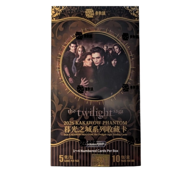 Kakawow Phantom The Twilight Saga Trading Cards, 50 Total Cards Per Box
