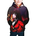 thumbnail image 1 of Kakegurui-Compulsive Gambler Kids' Hoodie 3D Print Sweatshirt Soft Pullover Hooded with Big Pockets Fans Gifts for Boys or Girls Medium, 1 of 7