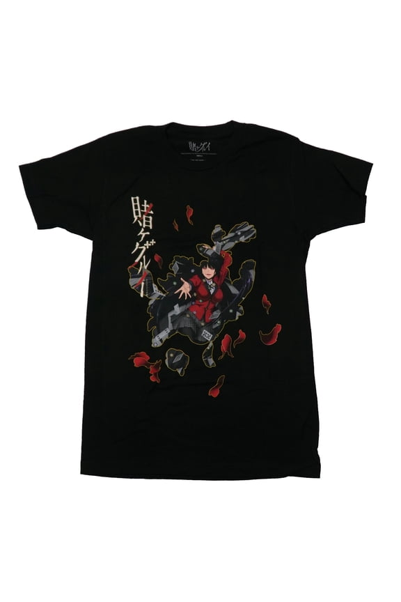 Kakegurui Mens T-Shirt -  Flicking Playing Cards