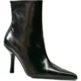 thumbnail image 1 of Kaki Daniels Ankle Women's Boots Made in Italy Size EU 40 / US 10, 1 of 7