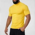 thumbnail image 1 of Kakii Compression Shirt Men Mock Turtleneck Short Sleeve Athletic Workout T Shirts Quick Dry Sports Undershirt Base Layer Tee Tops, 1 of 5