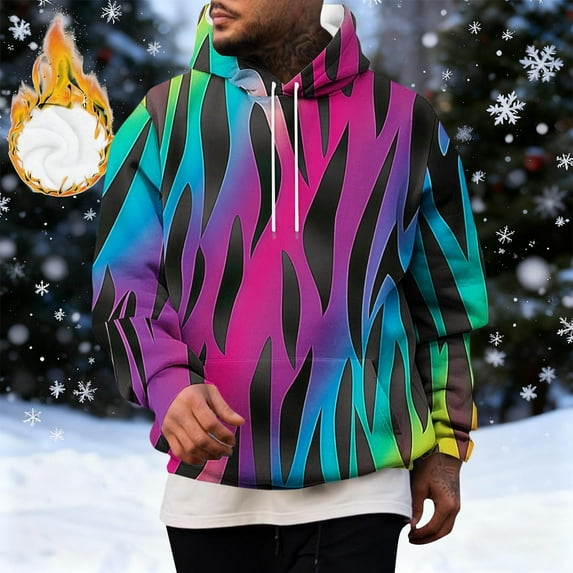 Kakii Cool Pullover Hoodie Novelty Graphic Hooded Sweatshirt Hoodies for Men