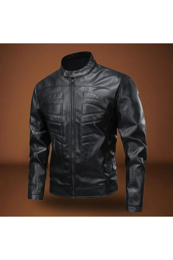 Leather Jacket Men - Cafe Racer Style Real Lambskin Leather Jackets For Men
