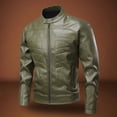 thumbnail image 1 of Kakii Leather Jacket Men - Cafe Racer Style Real Lambskin Leather Jackets For Men, 1 of 9