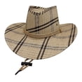 thumbnail image 1 of Kakii Men & Women's Western Cowboy Hat Adjustable Chin Strap Outdoor Breathable Sun Hat, 1 of 2
