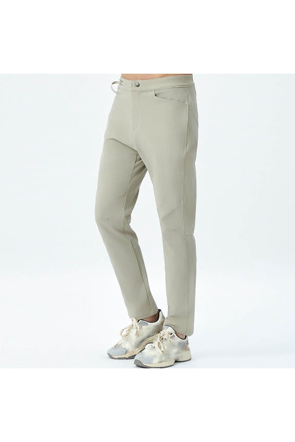 Men's Casual Pants - Tapered Slim Fit Stretch Chinos Tech Travel Pants with Pocket