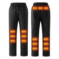 thumbnail image 1 of Kakii Men's Electric Heating Pants,15-Zone Battery Heated Trousers with Adjustable Waist, 3-Mode Warm Fleece-Lined Winter Pants, 1 of 9