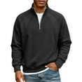thumbnail image 1 of Kakii Men's Long-Sleeve Quarter-Zip Pullover Fleece Sweatshirt, 1 of 5