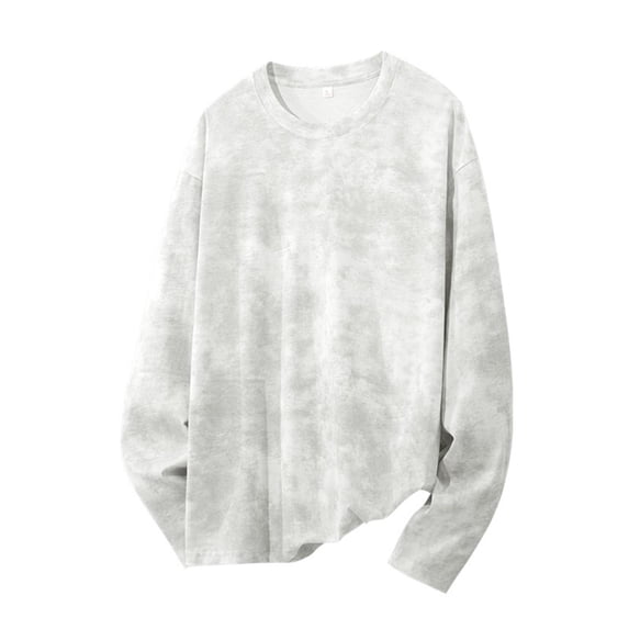 Kakii Men's Long Sleeve Tee , Raglan Sleeve Crewneck Pullover, Casual Loose Fit Sweatshirt
