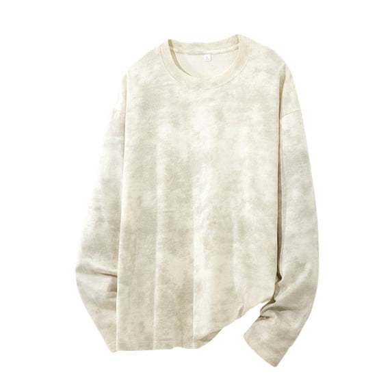 Kakii Men's Long Sleeve Tee , Raglan Sleeve Crewneck Pullover, Casual Loose Fit Sweatshirt