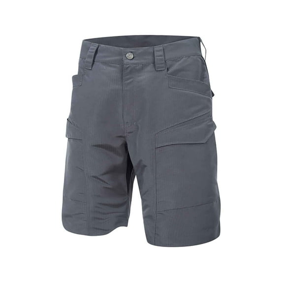 Kakii Men's Ripstop Tactical Shorts, Durable Cargo Shorts with Multiple Zipper Pockets & Quick-Dry Fabric, Outdoor Utility Shorts