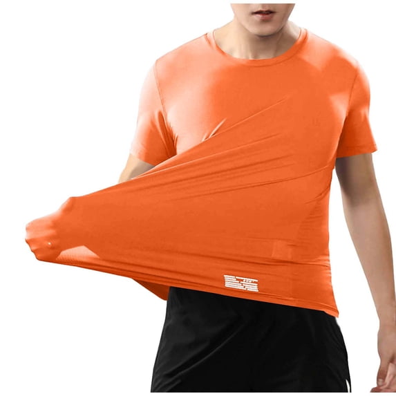 Kakii Men's Short Sleeve UPF 50+ T-Shirt Quick Dry Rash Guard Athletic Running Swim Top Tee Performance Water Shirts