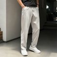 thumbnail image 1 of Kakii Men's Sweatpants Lightweight Joggers with Zipper Pockets Quick Dry Elastic Waist Hiking Pants for Men Athletic Workout, 1 of 9