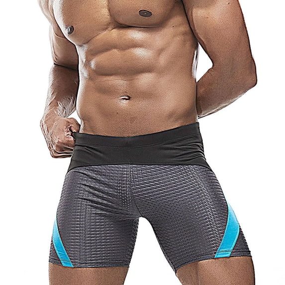Kakii Men's Swim Jammers Competitive Swim Racing Team Swimsuit Quick Dry Athletic Swimming Shorts UPF 50+