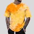 thumbnail image 1 of Kakii Mens Hipster Hip Hop Short Sleeve Print T-Shirt Shirts Men, 1 of 5
